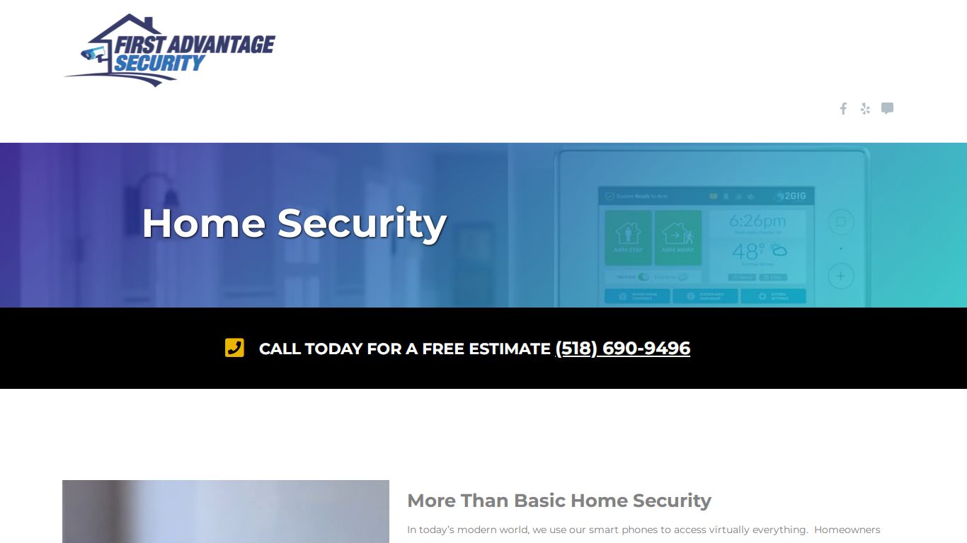Home Security Systems - First Advantage Security