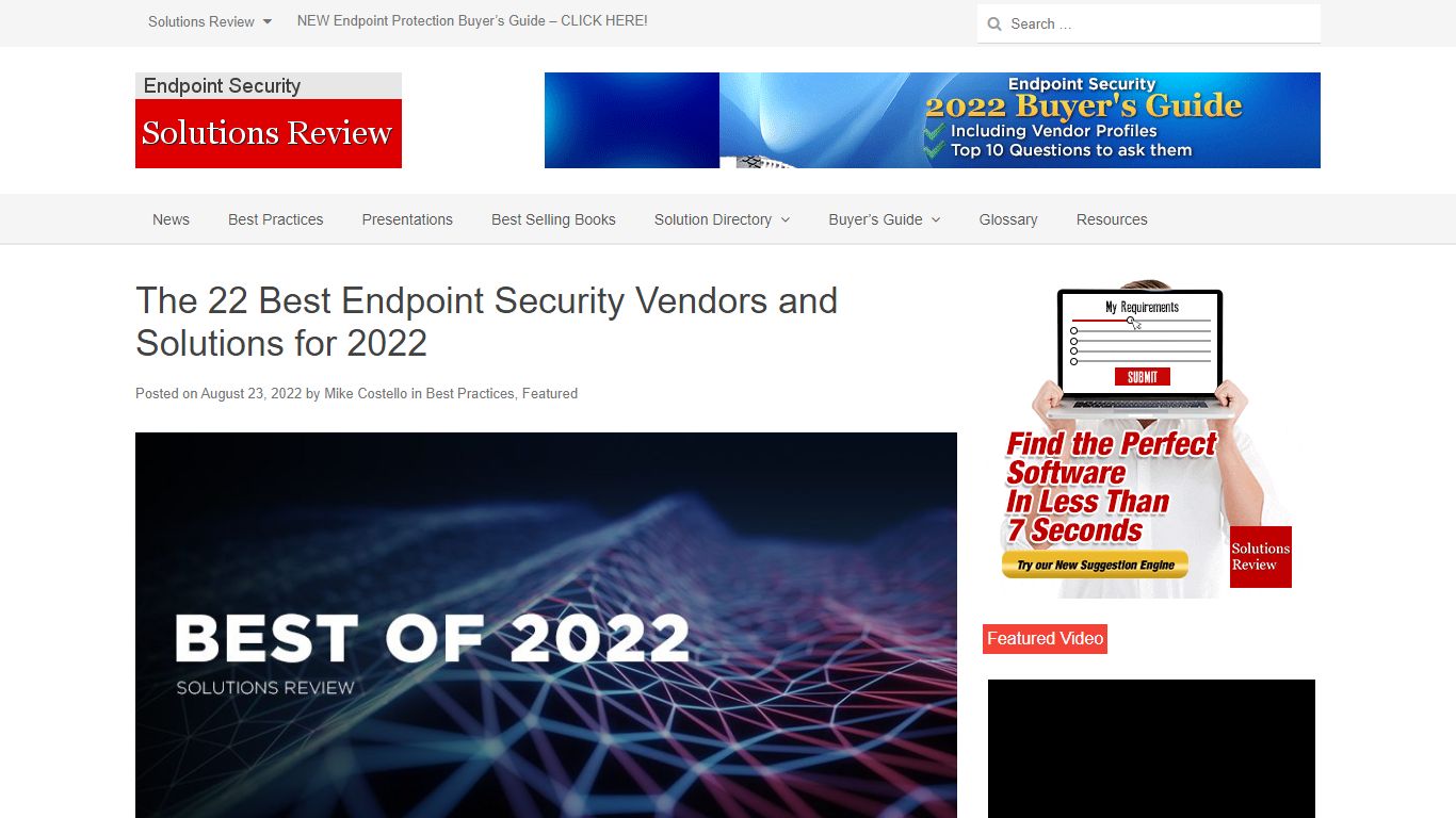 The 22 Best Endpoint Security Vendors and Solutions for 2022